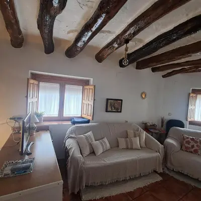 Zona de estar de La Casilla de la Fuente