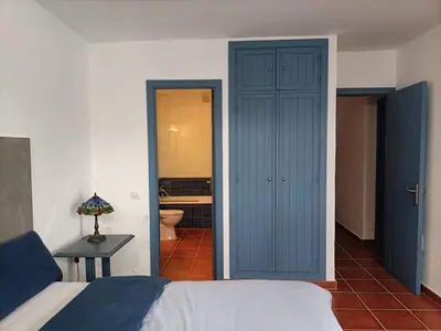 Cama o camas de una habitación en Villa de la Medialuna - San Jose