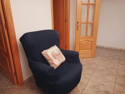 Zona de estar de Amplio apartamento en zona céntrica de Nijar
