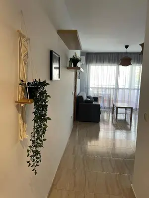 Zona de estar de Bonito y tranquilo piso en Almerimar