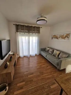 Una televisión o centro de entretenimiento en Clementinas house