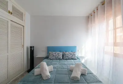 Cama o camas de una habitación en Centro de Águilas con 4 habitaciones AC y Wifi - By Aloha Palma
