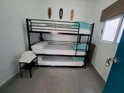 Cama o camas de una habitación en La Casita de Ana