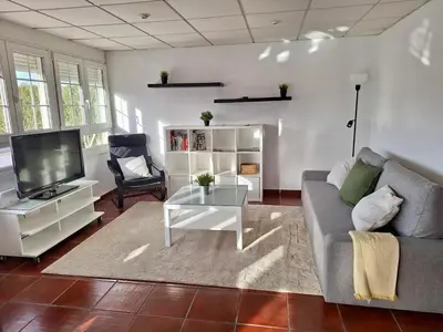 Zona de estar de Apartamento Almeria Playa