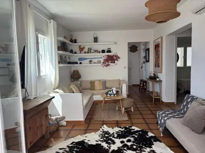 Zona de estar de Casa Azul
