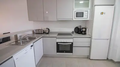 Una cocina o zona de cocina en Los Hermanos