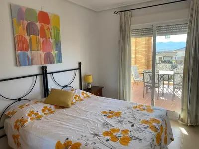 Cama o camas de una habitación en 2 Bedroom - Veranda Agua Vera Playa - Sleeps 4 - R858