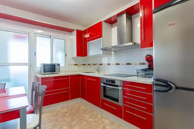 Una cocina o zona de cocina en TrendyHomes Mediterráneo, excelente ubicación y gran confort