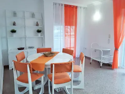 Zona de estar de Apartamento Paseo Maritimo wifi
