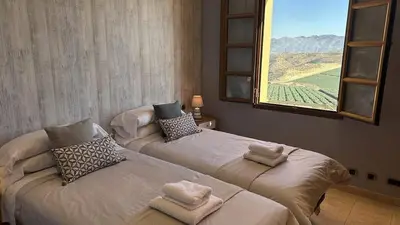 Cama o camas de una habitación en Desert Springs award-winning Golf Resort apartment