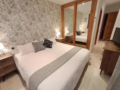Cama o camas de una habitación en Desert Springs award-winning Golf Resort apartment