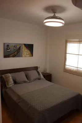 Cama o camas de una habitación en Vista Mar Costa Serena - San Juan de los Terreros