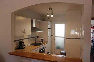 Una cocina o zona de cocina en Vista Mar Costa Serena - San Juan de los Terreros