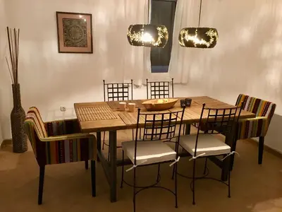 Zona de estar de Villa El Olivo