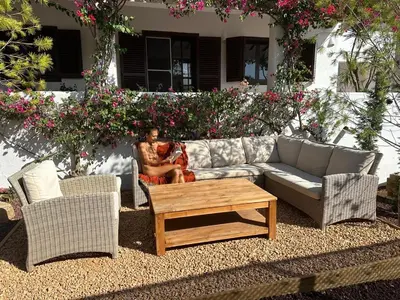 Zona de estar de ArteVida Andalusia FKK Nudist Holiday with yoga and massage