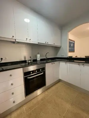 Una cocina o zona de cocina en EL ESCONDITE Bahía de Vera Naturista