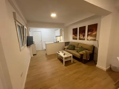Una televisión o centro de entretenimiento en Premium Apartments Santaella