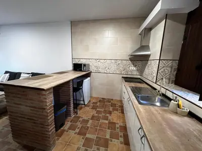 Una cocina o zona de cocina en Pósito de Don Juan