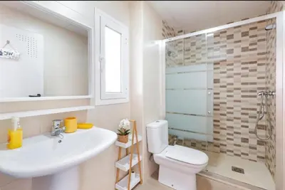 Un baño de Villa Jardines de Cope