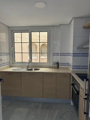 Una cocina o zona de cocina en Sol Puerto Apartamento en Almerimar