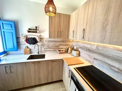 Una cocina o zona de cocina en AguaCabana