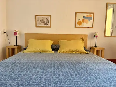 Cama o camas de una habitación en El Descanso