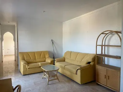 Zona de estar de Apartamento Nudista La Menara