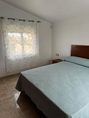 Cama o camas de una habitación en Apartamento Nudista La Menara