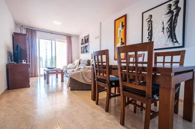 Zona de estar de The Garden Apartment