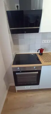 Una cocina o zona de cocina en Almería Centro- Piso Reformado, Exterior, WiFi, a 1 minuto de Puerta Purchena