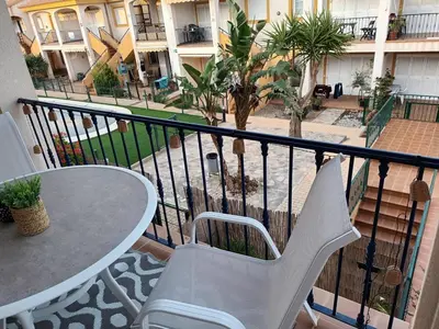 Un balcón o terraza de Palomares