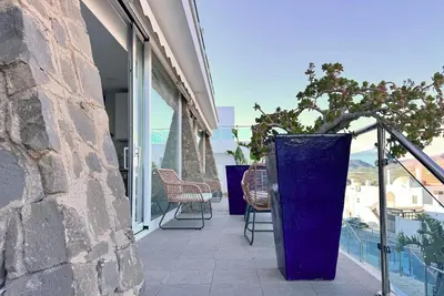 Un balcón o terraza de Apartamentos Julio Visconti