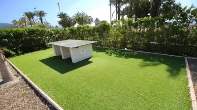 Jardín al aire libre en Expoholidays - Parque Salinas