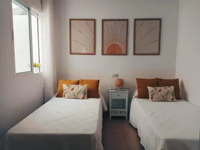 Cama o camas de una habitación en Apartamento Vera