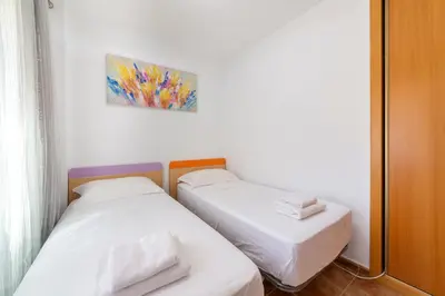 Cama o camas de una habitación en TrendyHomes Vera Playa