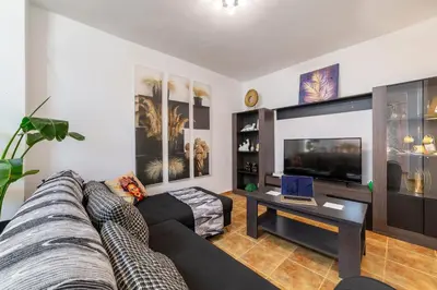 Una televisión o centro de entretenimiento en TrendyHomes Vera Playa