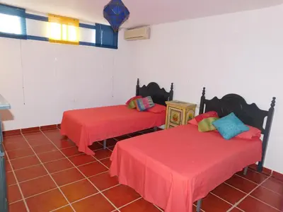 Cama o camas de una habitación en Casa Amanecer