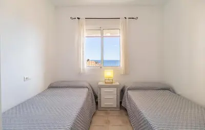 Cama o camas de una habitación en Awesome Apartment In Mojacar