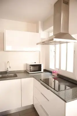 Una cocina o zona de cocina en Tourist apartment in San Miguel beach - Zapillo