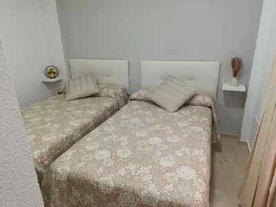Cama o camas de una habitación en Sunrise Garrucha