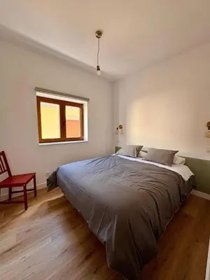 Cama o camas de una habitación en Placeta Serna El Capricho