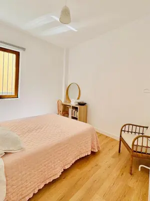 Cama o camas de una habitación en Placeta Serna La Buena Vida