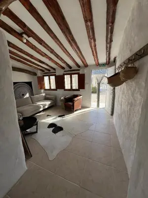 Zona de estar de Vakantiehuis Casa de Musica