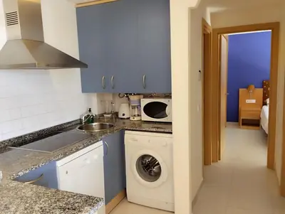 Una cocina o zona de cocina en Apartamento Vera-playa