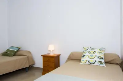 Cama o camas de una habitación en Los Barquicos