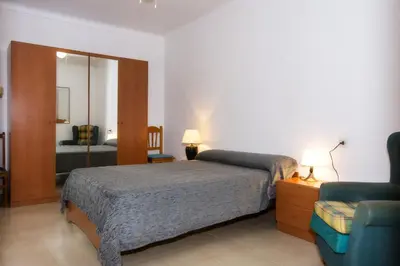 Cama o camas de una habitación en Los Barquicos
