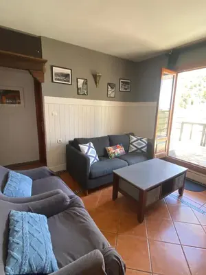 Zona de estar de El capricho de Trevélez