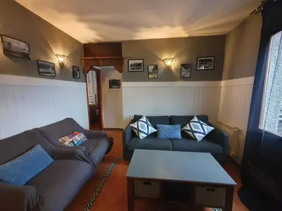 Zona de estar de El capricho de Trevélez