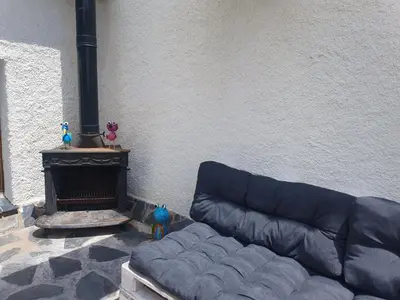 Zona de estar de El capricho de Trevélez
