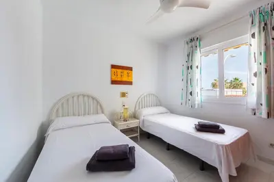 Cama o camas de una habitación en Milan 5 Adosado familiar con jardín